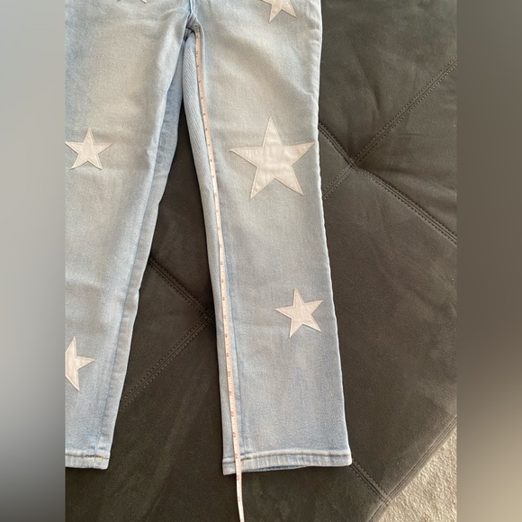 BLANK NYC Madison Crop High-Rise Straight In Too Deep Star Jeans 27 EUC - Picture 9 of 11